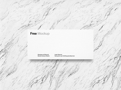 Envelope Free Mockup envelope marble mockup