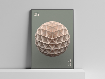 05 Poster – Deepshape Series 05 deepshape deepyellow design form geometry graphics poster shape