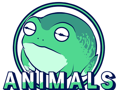 Green Frog Logo Animals animals animalslogo forglogo frog icon logo