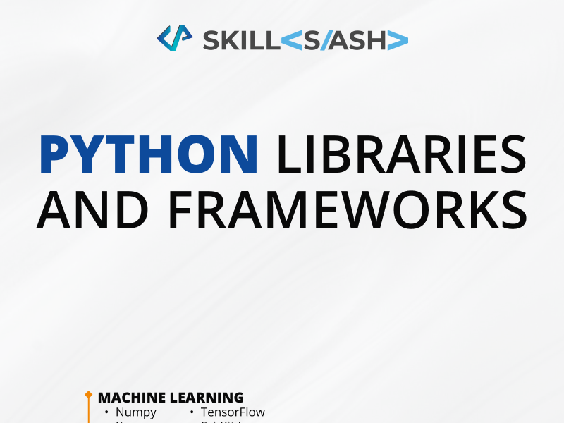 Python Libraries And Frameworks by Skill Slash on Dribbble
