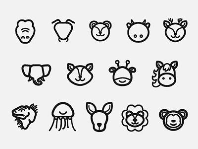 Animal Collection animal animals collection cute face icon icons