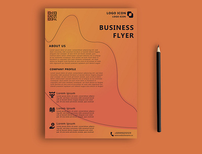 Business Flyer Design app branding design flyer graphic design illustration logo posrer typography ui ux vector