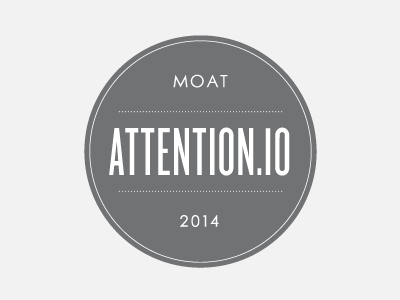 Moat Attention.io Executive Summit Branding attention.io branding conference event executive logo logo design flat moat summit typography