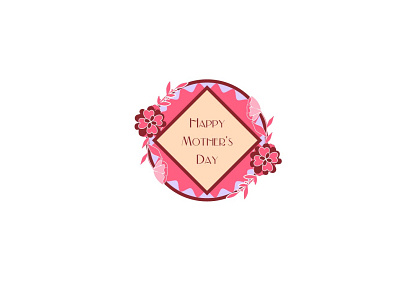Happy Mother's Day beauty logo happy mothers day illustration logo mothers day