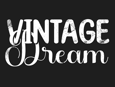 Logo Concept | Vintage Dream branding design graphic design illustration logo typography