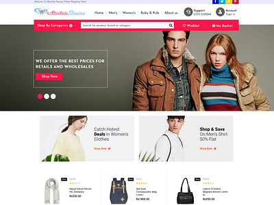 Ecommerce Design Layout