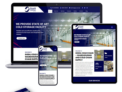 Website Design for "Cold Storage"