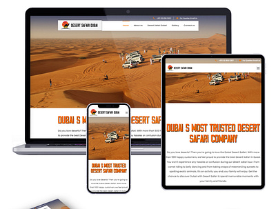 Desert Safari Dubai branding design graphic design logo ui ux