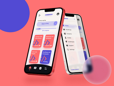 Code Learning App - Codentity 2d design app design branding graphic design learning app mobile design mobile ui mobile uiux ui ui design uiux uiux design ux ux design