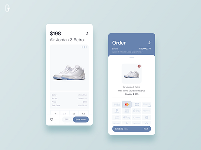 Shoe Time (ios) aj app clear creative design mobile payments product seller shoes ui