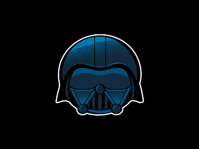 Vader character dark icon illustration texture vader