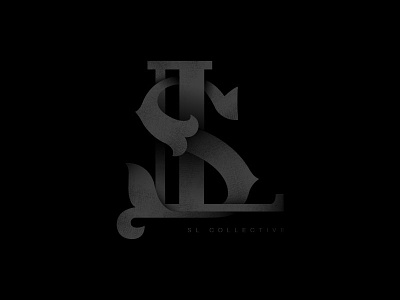 SL Collective black collect dark gradient icon logo salt lake salt lake city vector