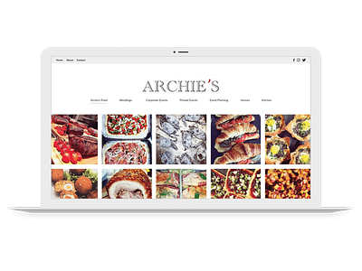 Archies Work design digital experience food london ui user ux website