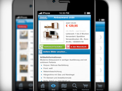 Roller for iPhone iphone mobile website ui