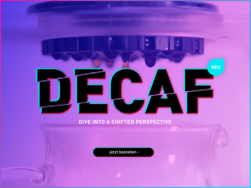 Decaf shifted perspective dribbble