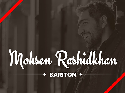 Mohsen Rashidkhan brown simple slider webdesign