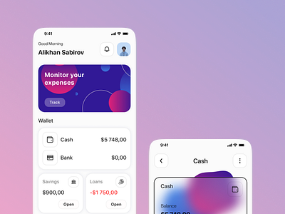 Cash Tracking Mobile App