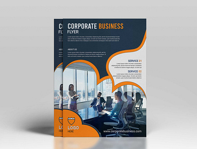 Corporate Business Flyer branding design flyerdesign graphic design logo vector