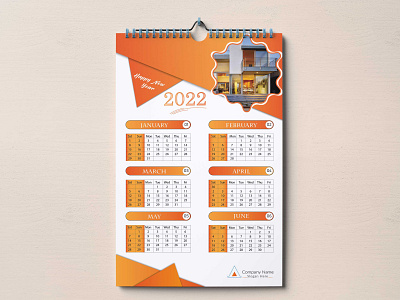 Modern Calendar design 2022 branding calendar design design flyerdesign graphic design logo vector