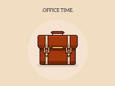 Office Time business design iconography illustration minimal office sketch app ui vector art