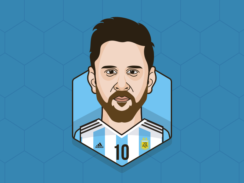 # Leo Messi - Argentina by Dhruv Parnami on Dribbble