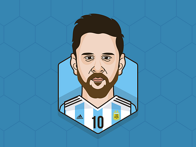 # Leo Messi - Argentina argentina avatar fifa world cup football leo messi sketch app vector
