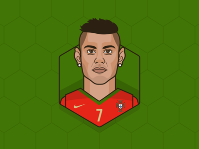 Cristiano Ronaldo - Portugal avatar cr7 cristiano ronaldo fifa world cup ronaldo sketch app vector