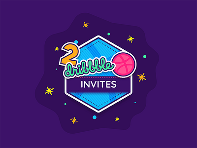 2 Dribbble Invites