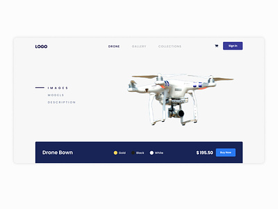 Dron web design
