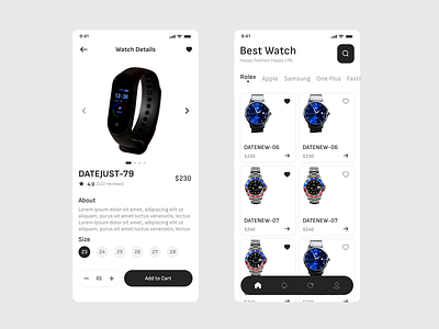Best Watch UI Design ui