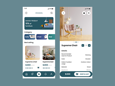 Furniture ui design