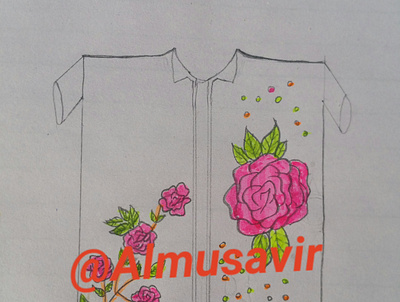 Girls T.shirt almusavirus book art flowerpot illustration labal design story design t.shirt twitch design