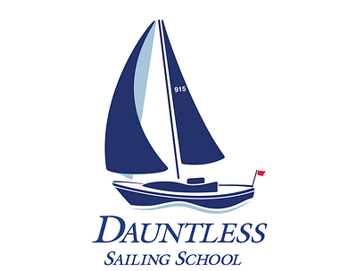 Dauntless Sailing logo design