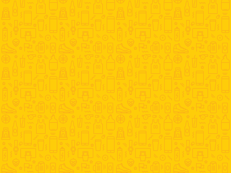 Untappd March Madness Pattern by Ryan Payne for Untappd Design on Dribbble