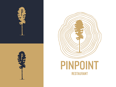 Pinpoint Restaurant branding food logo north carolina restaurant southern