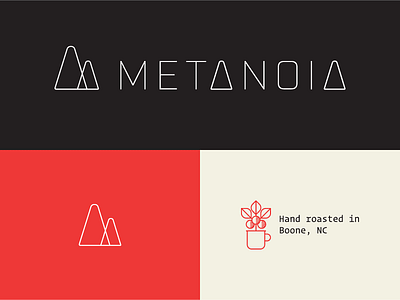 Metanoia Brand Elements branding coffee logo roasting
