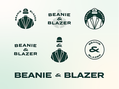 Beanie & Blazer Primary and Complimentary Marks branding logo