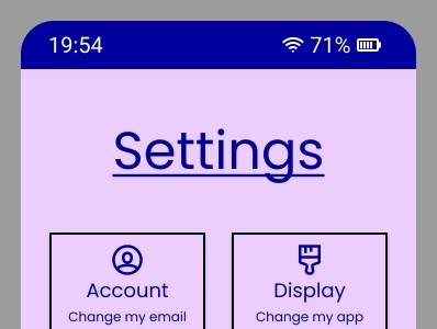 Settings Page UI Design - Daily UI Challenge #5 app dailyui design figma ui uidesign ux