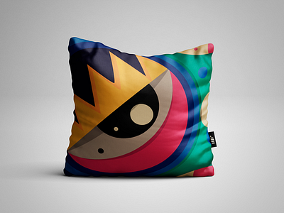 Mr pillow colours confortable cool illustration