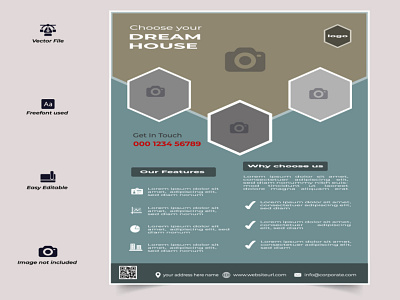 Real Estate Flyer Design Template