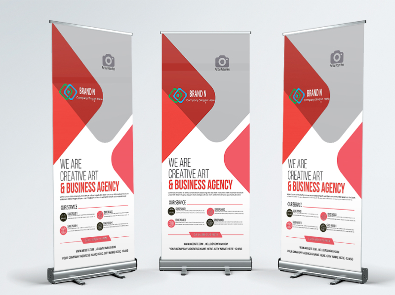 Rollup Banner Design Template by Mohammad Mosleh Uddin Lasker on Dribbble