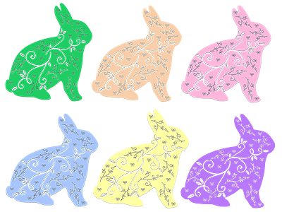 Pastel Bunnies pastel bunnies