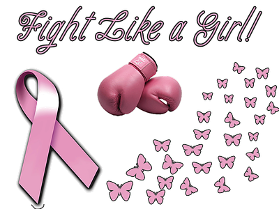 Fight Like A Girl; Breast Cancer conquer breast cancer fight like a girl pink ribbon
