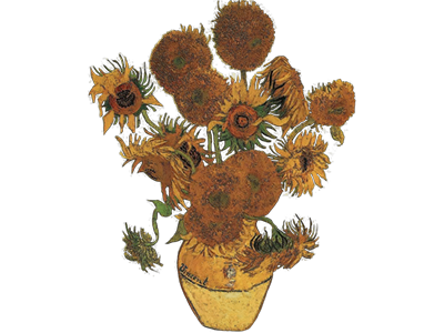 Grunge Sunflowers sunflowers grunged van goghs sunflowers grunged