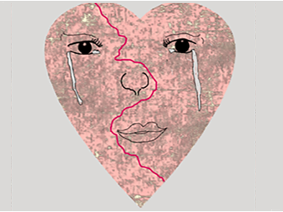 Broken Heart broken heart cry crying heart face broken sad