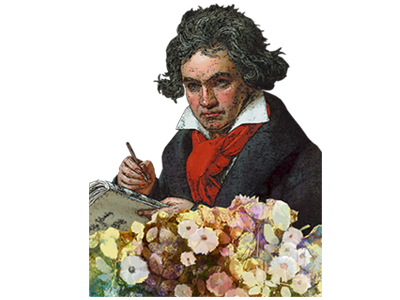 Ludwig von Beethoven Grunged II beethoven beethoven manipulated