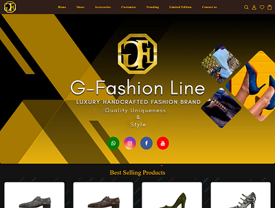 Shopify | Luxury Shoes & Handcrafted Website Design shopify shopify theme customize web design