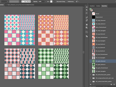 Retro Diner Patterns (WIP)