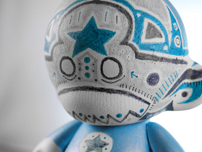 Munny — Spaceman custom vinyl kidrobot munny personal project vinyl