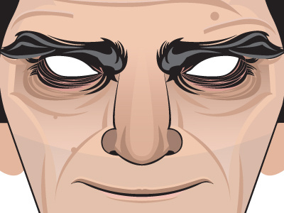 Vigoda W.i.P. abe vigoda illustration illustrator personal project portrait vector wip